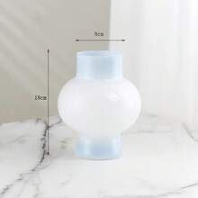 1 件玻璃花瓶，高端古典装饰，客厅桌面花卉装饰 - 黃色 - 查看 4