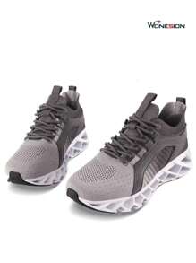 Valentine's Day Womens Running Shoes Festival Gift Athletic Tennis Sneakers Sports Walking Shoes - 灰色 - 查看 2