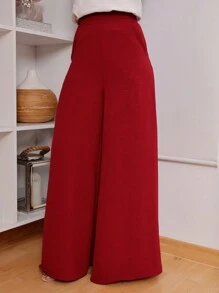 Women Pants - Red - View 1