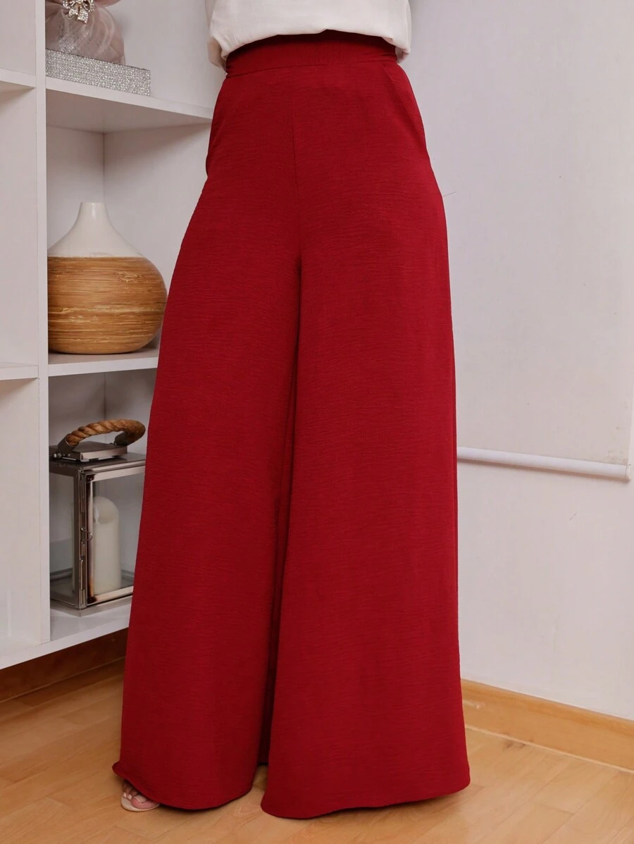 Women Pants - Red - View 1