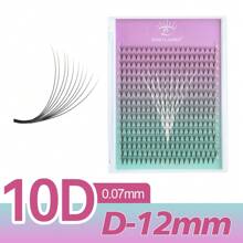 SONG LASHES 10D Mega Tray Premade Fans Eyelash Extensions Sharp Thin Pointy Base Promade Fanslash Clusters,Eyelash Clusters,Individual Eyelashes,Lashes,Fake Lashes - D - View 10