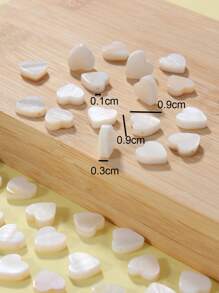 45 Stück herz-förmige DIY Perlen für Valentinstag