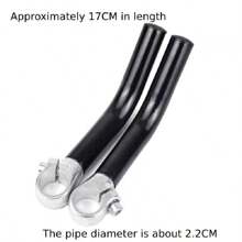 2pcs Bicycle Handlebar Grips Aluminium Alloy Rest Handlebar With Bar End Plugs Red/Blue/Black/Silver Handlebar Grips Bike Accessory