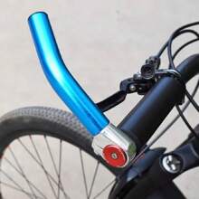 2pcs Bicycle Handlebar Grips Aluminium Alloy Rest Handlebar With Bar End Plugs Red/Blue/Black/Silver Handlebar Grips Bike Accessory
