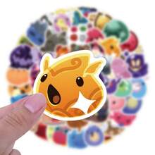 60pcs Slime Rancher Stickers, Cartoon Cute Game Waterproof Vinyl Decals, Suitable For Water Bottles, Laptops, Phones, Skateboards, Guitars, Luggages, Scrapbooks, Hard Hats, Cutomizing Children, Teens And Adult Party Supplies - Multicolor - View 4