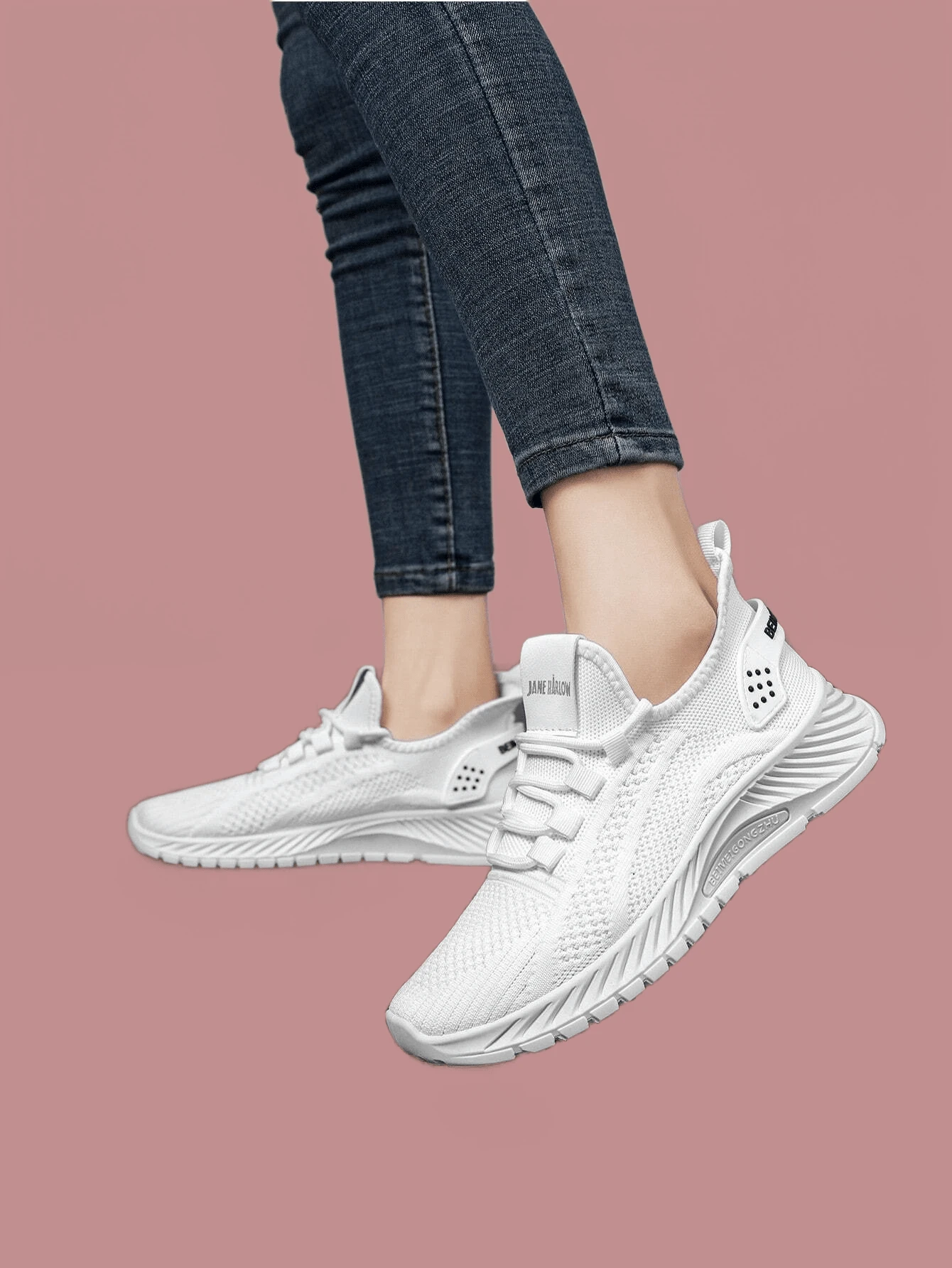 Women Cycling Shoes - White - View 1