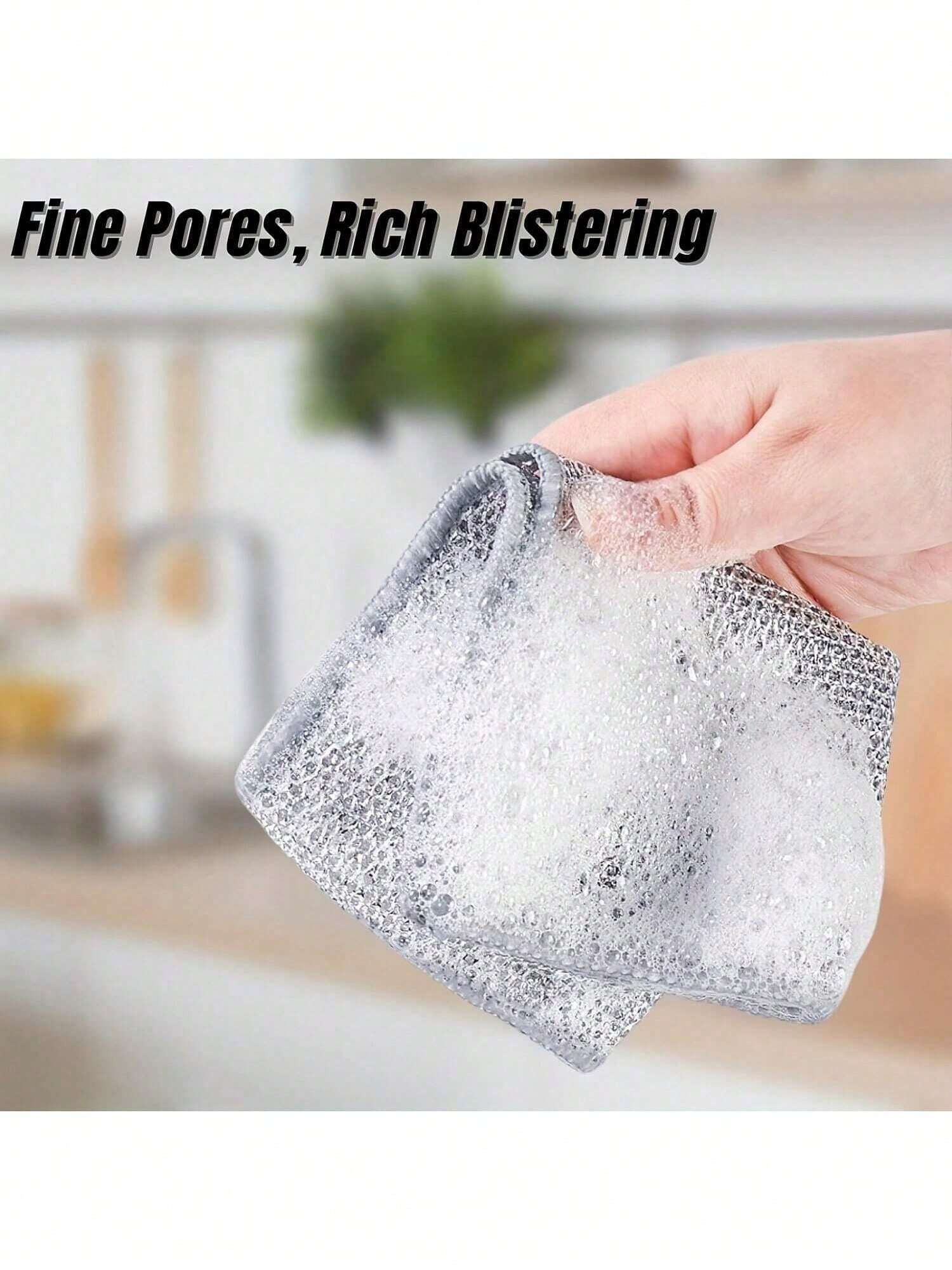24pcs NonScratch Metal Wire Dishwashing Cloth MultiPurpose