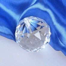Prismas de bola de vidrio Esfera de cristal clara Esfera de cristal de vidrio Bolas decorativas de vidrio para el hogar