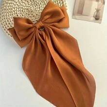 1/3/Pcs/Conjunto 24 Grampos de Cabelo Grandes de cetim Multicoloridos Fashion com Laços Oversized para Mulheres, Meninas, Novidades na Primavera, Vintage, Presilhas de Cabelo de Barrete de Metal com Laço Grande para Acessórios de Cabelo - Multicolorido - Visão 36