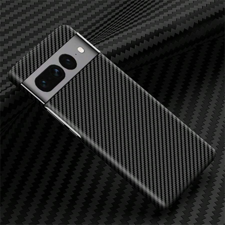 Ốp Điện Thoại Sợi Kevlar Aramid Cho Pixel 8 Series (7/7A/7Pro/Hard Case/Pixel 8Pro) - màu đen - Xem 1