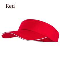 1個可調節的男性通用純色太陽帽運動高爾夫網球透氣遮陽帽純色夏季遮陽帽空頂帽,是禮物的理想選擇