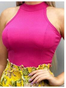 Women Blouses - Màu Hồng Tươi - Xem 2