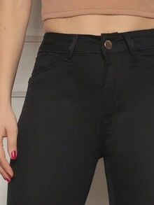 Women Jeans - màu đen - Xem 5