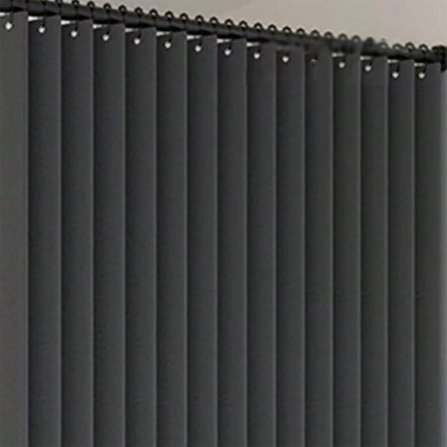1pc folding shower curtain gray door curtain waterproof partition