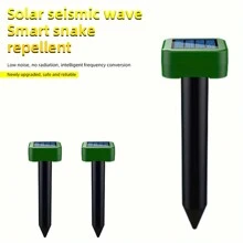 2/4/8 pièces Répulsif à taupes amélioré pour pelouses, répulsif à gophers à technologie à ondes sonores alimenté par énergie solaire, répulsif à serpents, répulsif à campagnols pour extérieur, pelouses, jardin, toutes nuisibles, pics, pieux, chasseur