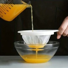 1/2 Pacotes de Coadores de Malha Fina para Cozinha, Filtro de Tela para Leite de Soja Doméstico: Versátil e Durável para Chá, Suco, Farinha - Essencial de Cozinha para Festas de Natal e Ano Novo, Ferramenta de Cozimento e Cozimento