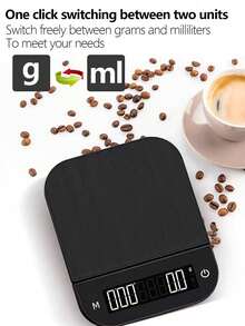 1 High Precision Automatic Timing, Waterproof Kitchen Coffee Cooking Scale, Suitable For Home Cooking Use (Battery Not Included) - Multicolor - View 8