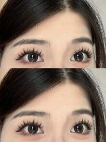 90 Lông mi giả hình chó được phân đoạn thành từng cụm với 9 hàng, sức chứa lớn, cảm giác mềm mại như thật, lông mi giả ba bộ để nối mi, mắt phóng đại với thân màu đen siêu mỏng để đi lại hàng ngày, di động, có thể tái sử dụng và thoải mái khi đeo mà không gây kích ứng. Cụm lông mi, Cụm lông mi, Lông mi riêng lẻ, Lông mi, Lông mi giả - C - Xem 6