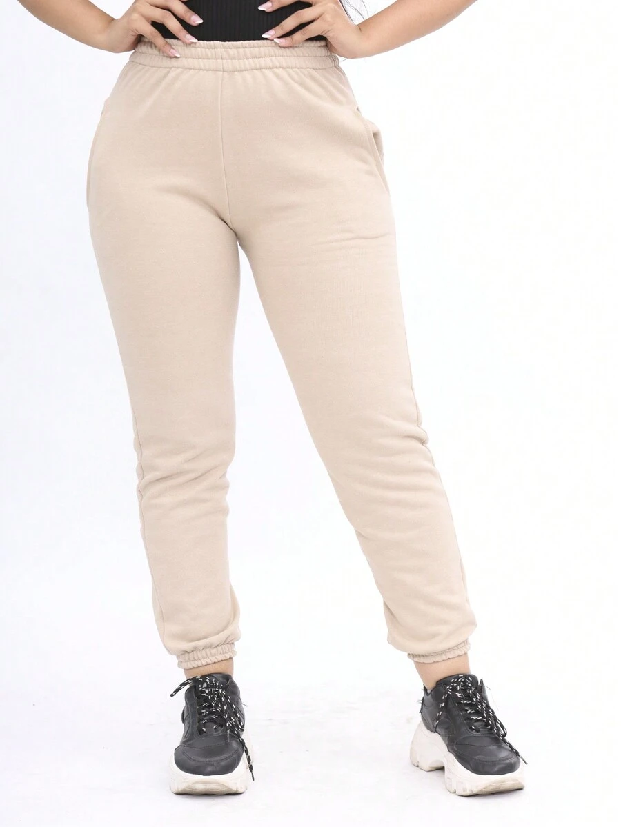 Women Outdoor Sweatpants & Joggers - 米色 - 查看 1