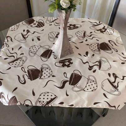 Toalha de Chá Cozinha Decoração 0,70X0,70 Tecido Oxford Estampado