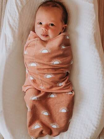 GLLQUEN BABY 3 Packs Organic Baby Swaddle Sleep Sacks For Newborn - Baby Swaddles 0-3 Months, Baby Swaddle Sack, Rainbow & Sun Pattern Swaddles, Baby Swaddle Blanket Wrap (Small), Oeko-Tex Certificated