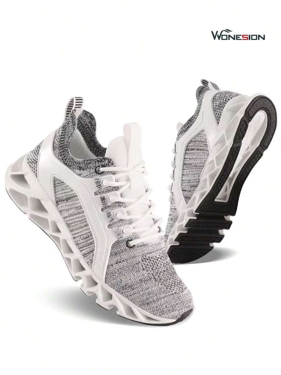 Valentine's Day Womens Running Shoes Festival Gift Athletic Tennis Sneakers Sports Walking Shoes - 淺灰色 - 查看 1