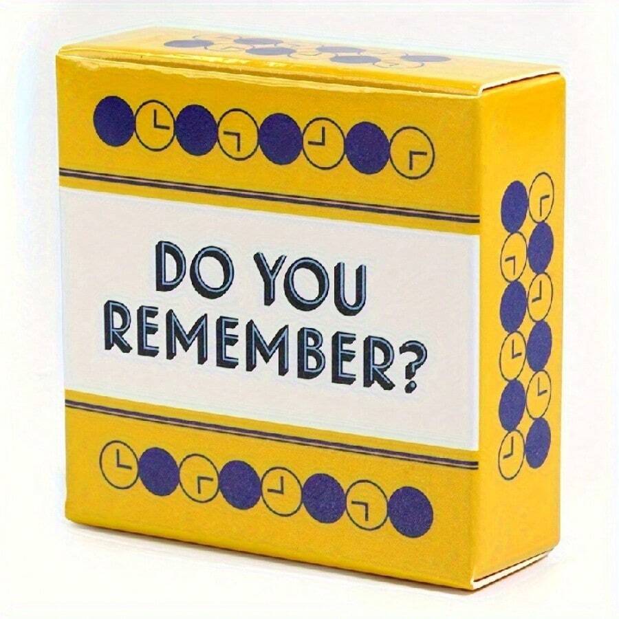 Do You Remember Card Game,50 Questions To Share Memories Conversation Game For Family And