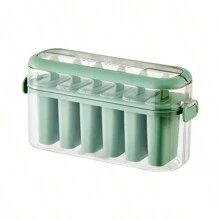 Molde de helado de 6 compartimentos, paleta de hielo congelado, triturador de helado de paleta, cubo de hielo para helado, caja especial para helado casero, molde para paletas, reutilizable, molde para helado, molde fácil de desmontar, apto para hacer paletas caseras, molde DIY para paletas