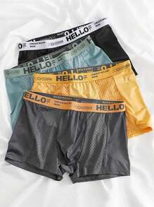 4PCS Men's Underpants Men's Underpants Boxer Underpants