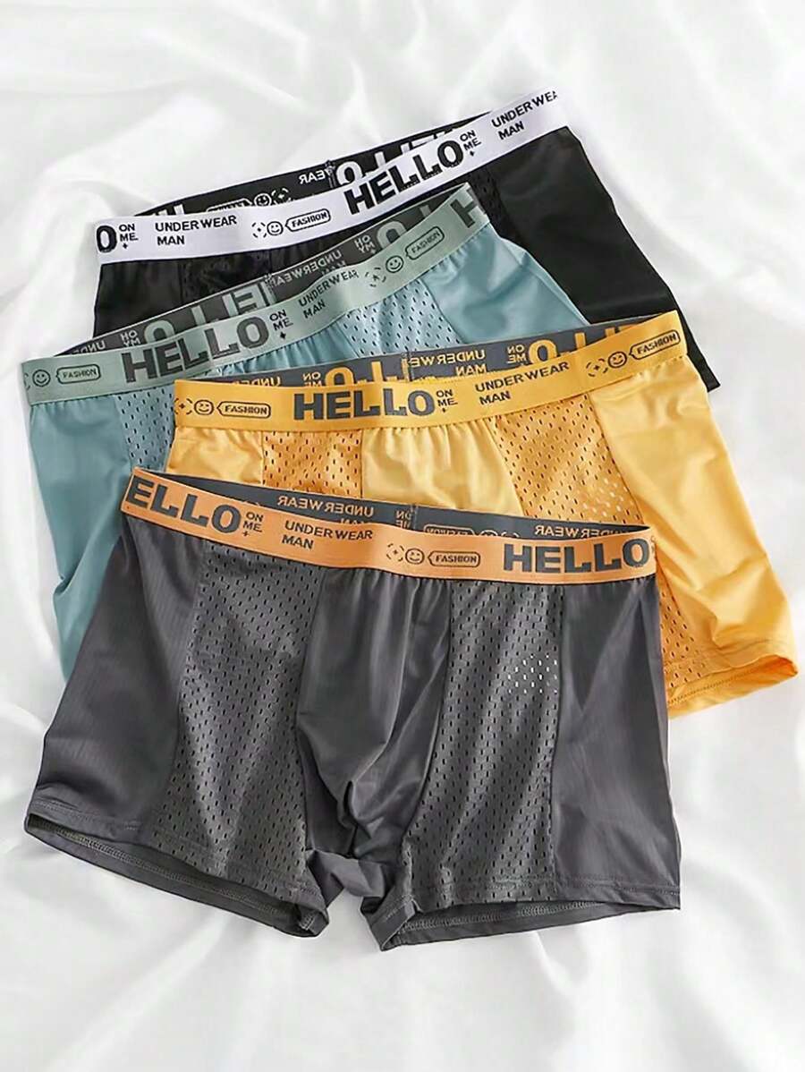 4PCS Men's Underpants Men's Underpants Boxer Underpants
