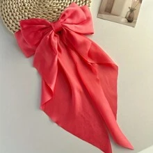 1/3/Pcs/Conjunto 24 Grampos de Cabelo Grandes de cetim Multicoloridos Fashion com Laços Oversized para Mulheres, Meninas, Novidades na Primavera, Vintage, Presilhas de Cabelo de Barrete de Metal com Laço Grande para Acessórios de Cabelo - Multicolorido - Visão 17
