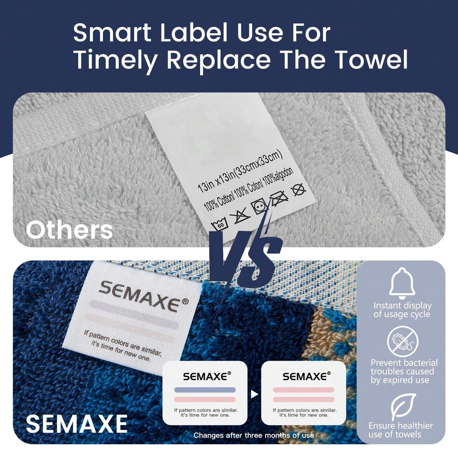 4Pack 40*70cm Bath Towels, Made With Sirospun Cotton, 600GSM For