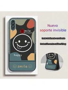 Funda Suave  con Soporte Invisible Funda para Samsung A20S - Verde militar - Ver 5