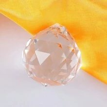 Prismas de bola de vidrio Esfera de cristal clara Esfera de cristal de vidrio Bolas decorativas de vidrio para el hogar