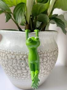 1pc Creative Resin Decoration Pendant For Yard Bonsai, Personalized Mini Frog Hanging Decoration - Multicolor - View 6