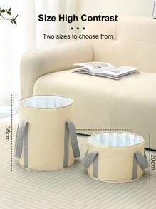 1 pieza de cuenco de baño de pies portátil plegable - Alivia y refresca tus pies en cualquier lugar y en cualquier momento para mujeres y hombres