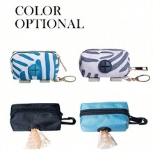 1入防漏寵物糞便袋，耐用和防臭，便攜式一次性貓砂袋，適用於食物清潔，適合戶外旅行 - 彩色 - 查看 9