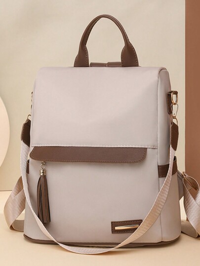 حقيبة ظهر سفر نسائية عصرية ذات سعة كبيرة، تصميم مضاد للسرقة، عملية متعددة الوظائف (حقيبة ظهر/حقيبة كتف/حقيبة عابرة للجسم)، مناسبة لنمط الشارع، مع مقصورة للكمبيوتر المحمول، حقيبة ظهر مميزة، حقيبة للمدرسة، حقيبة محمول، سعة كبيرة، مناسبة لفتيات المراهقات والنساء وطالبات الجامعات، الكلية، المدرسة الثانوية، الهواء الطلق، الرحلات، المدرسة الابتدائية، المكتب