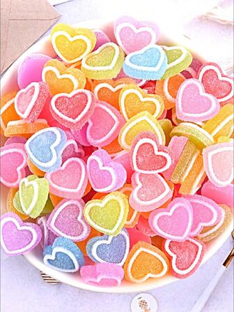 30pcs/Pack Resin Frosted Candy Shaped DIY Jewelry Making Kit Cream Glue Parts DIY Jewelry Accessories