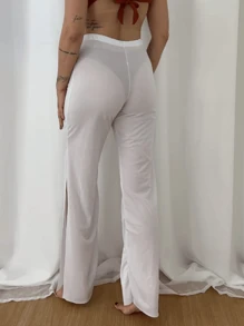 Women Cover Ups - 白色 - 查看 2