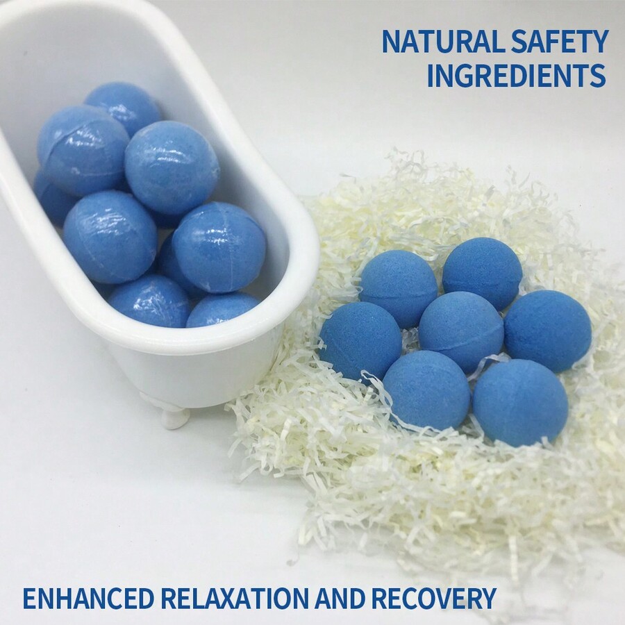 Foot Bath Bombs 12pcs/Box, 30g Milk Honey Foot Soak With Bath Salt Rich