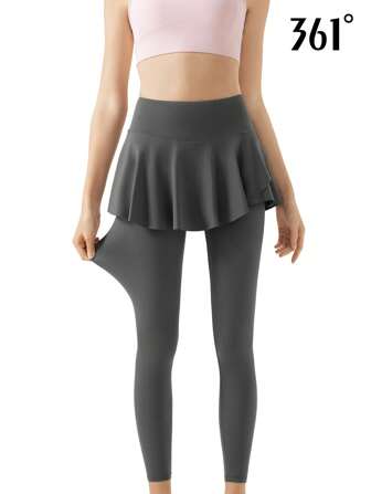 361degree 361 Women's Professional Sport Skirt Pants, High Elasticity, Suitable For Yoga, Running, Fitness, Dance, Outdoor And Casual Wear In Multiple Scenarios