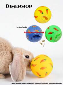 1pc Bunny, Hamster, Sugar Glider Slow Feeder, Carrot Design Intelligence Pet Toy, Food Dispenser, Suitable For Small Pets; 1pc Pet Tunnel, Telescopic Tube, Ferret Supplies, Hamster Toy - Multicolor - View 10
