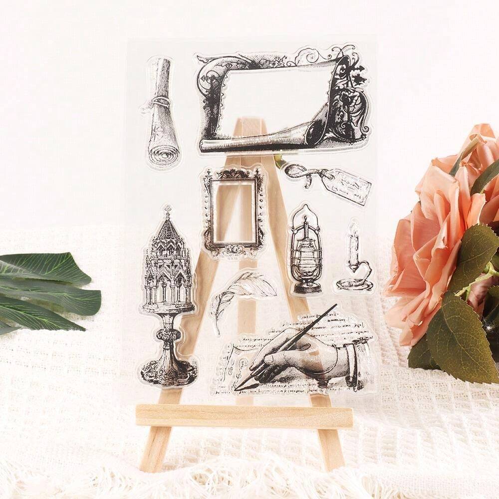 Decorazione Fai Da Te Album Timbro Silicone Trasparente Buon Natale Per Biglietti Fai Da Te, Scrapbooking E Decorazioni - Facile Da Usare Timbro Silicone Natale