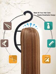 假髮支架/掛架/展示架/曬髮架 - 黑色 - 查看 2