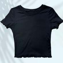 Women T-Shirts - 黑色 - 查看 2