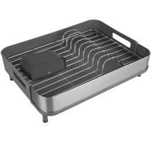 Escorredor Louças 10 Pratos Inox Bandeja Coletora Tramontina - Preto - Visão 5