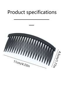 1/2/3 New Banana Hair Side Combs From Europe And America, Fashionable Comb And Hair Clips & Barrettes, Simple And Slouchy Hair Claws, New Broken Hair Styling Pins, Hair Sorting And Hair Hoop Gripping Tool