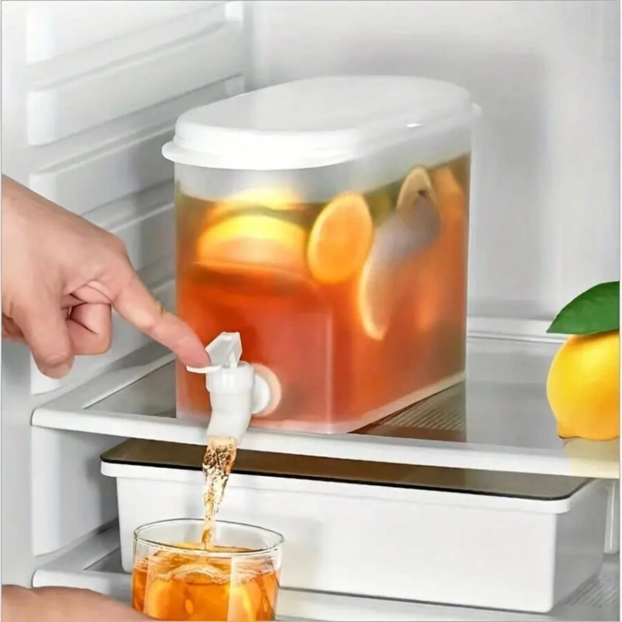 1 Máy Tính Hộ Gia Đình Tủ Lạnh Nước Có Vòi Công Suất Lớn Trà Trái Cây Nước Lạnh Ấm Siêu Tốc Nước Giải Khát Thùng Đá cốc Nước - Trong sáng - Xem 1
