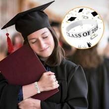 30 Pcs Class Of 2024 Wristbands Graduation Silicone Wristbands Class Of 2024 Congrats Grad Celebrating Bracelets For Teacher Student Graduation Party Favors Supply - Multicolor - View 6